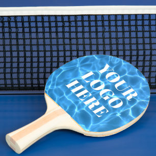 Aqua Blau Schwimmbad Foto für Ihr Logo Tischtennis Schläger