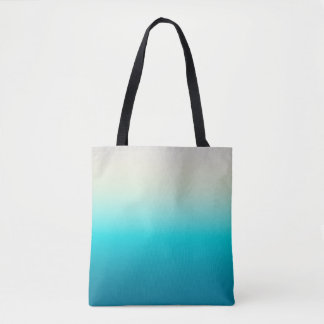 Aqua-Blau-Verlaufs-Abstrakter Hintergrund Sanfter  Tasche