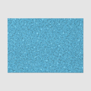 Aqua Blaue Glitzernde Zerbrochene Meerwasserglass Seidenpapier