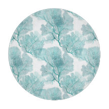 Aqua Blue Coral Sea Fans