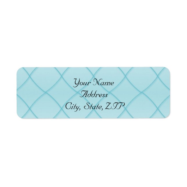 Aqua Blue Diamond Muster (Vorne)