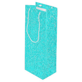 Aqua Blue Geschenktüte Für Weinflaschen
