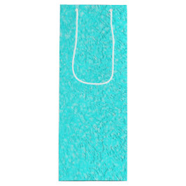 Aqua Blue Geschenktüte Für Weinflaschen
