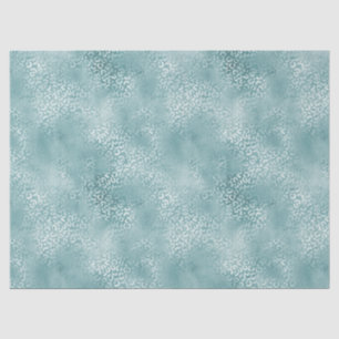 Aqua Blue Glam Leopard Seidenpapier