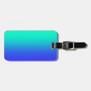 Aqua Blue Gradient  Gepäckanhänger