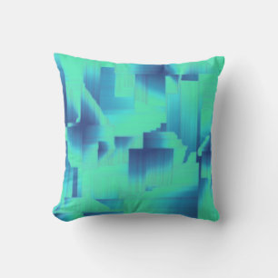 Aqua Blue Halls Kissen