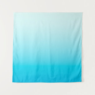 Aqua Blue Obre Hintergrund Wandteppich