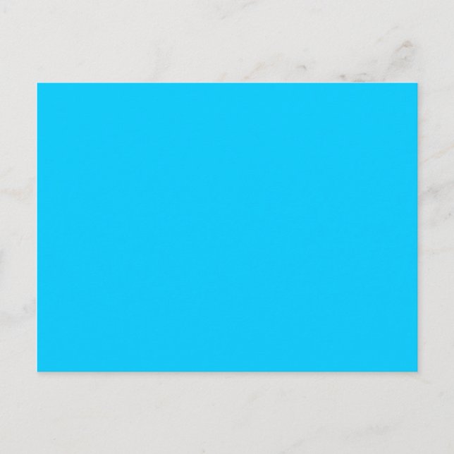 Aqua Blue Postkarte (Vorderseite)