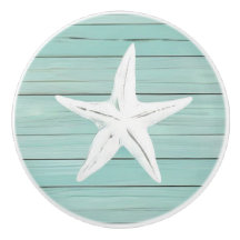 Aqua Blue Starfish Sea Star Imitate Holzklammer