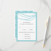 Aqua Blue Stilvolle Funkellichter Hochzeit