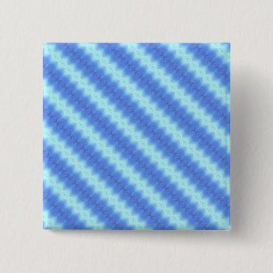Aqua Blue Strick Crochet Strip Texturmuster Button