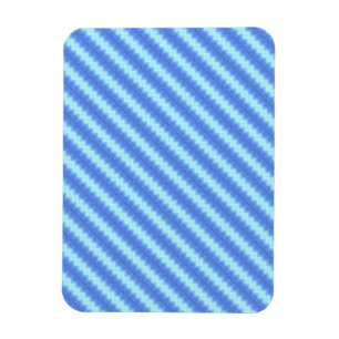 Aqua Blue Strick Crochet Strip Texturmuster Magnet