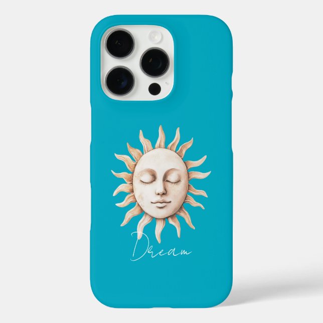 Aqua Blue Traum Sizilien iPhone 16 Pro Hülle (Rückseite)