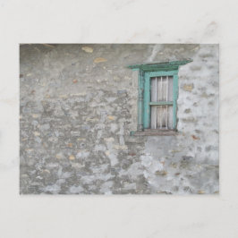 Aqua Blue Window Postkarte