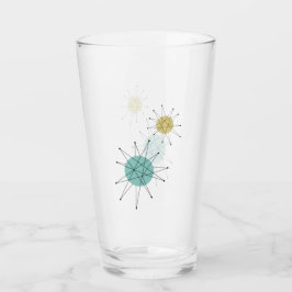 Aqua Blue Yellow Franciscan Sternexplosion Mitte J Glas