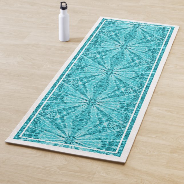 Aqua Blues Yogamatte (Beispiel)