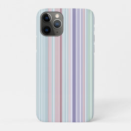 Aqua, Blush and Lavender Stripes Case-Mate iPhone Hülle