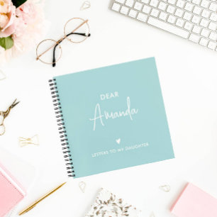 Aqua   Briefe an den Speicher meiner Tochter Notizbuch