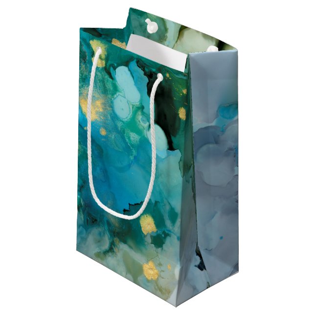 Aqua Brume I Kleine Geschenktüte (Vorderseite Schrägansicht)