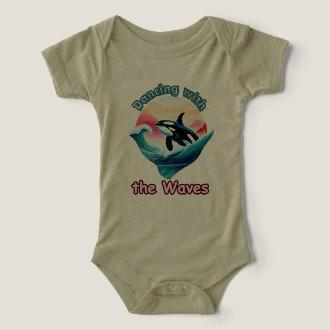 Aqua Burst: Joyful Killer Whale (Design Vorderseite)