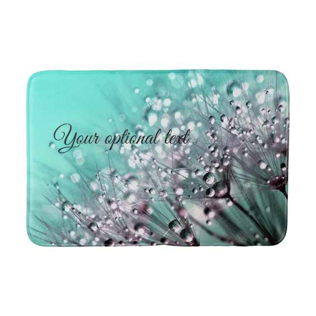Aqua Cactus Bonsai Bloom Bath Mat Badematte (Vorderseite)