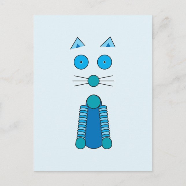 Aqua CAT Postkarte (Vorderseite)