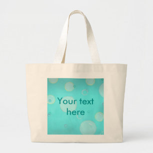 Aqua Cercles flottants et bulles, sacs en toile