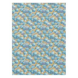 Aqua Christmas Balls Tischdecke