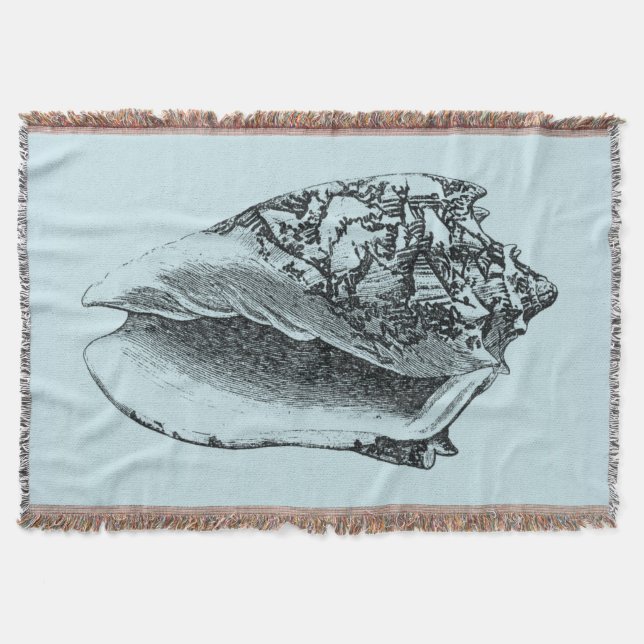 Aqua Conch Muschel Decke (Vorderseite)