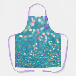 Aqua Confetti All-over Print-Schürze Schürze