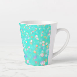 Aqua Confetti Latte Tasse