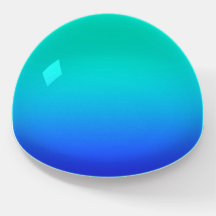 Aqua + Deep Blue Glass