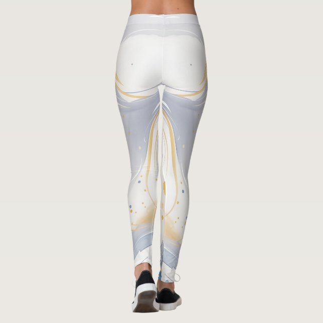 Aqua Dreams Tauchen Sie ein in die Leggings (Rückseite)