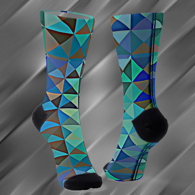 Aqua-Dreieckssocken Socken (Von Creator hochgeladen)