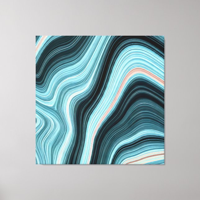 Aqua Drift Leinwanddruck (Vorderseite)