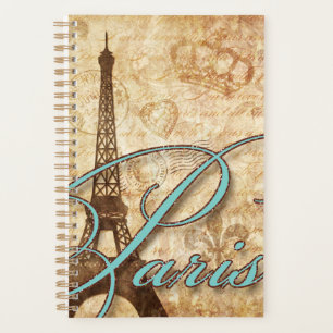 Aqua Eiffel Tower Paris Französisches Country Scr Planer
