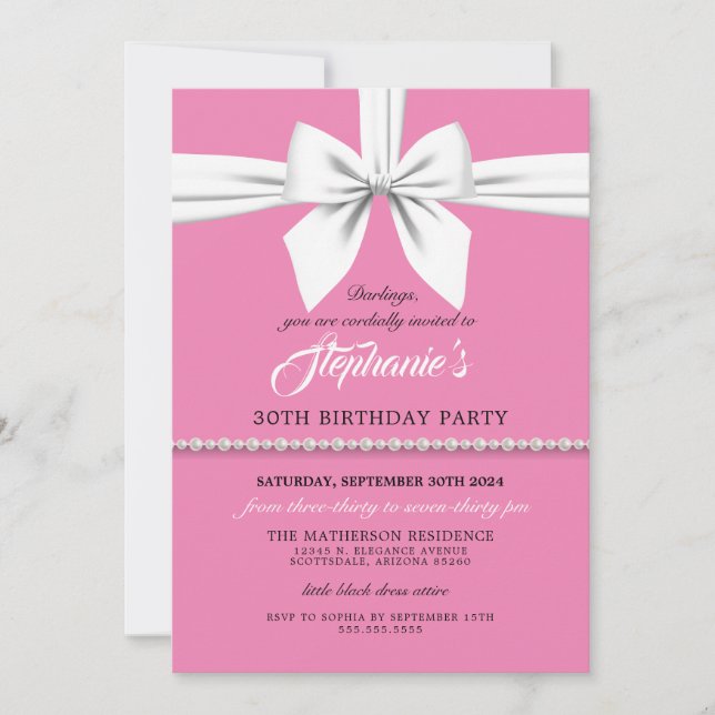 Aqua Elegant Fancy Tiffany Invitation Anniversaire (Devant)