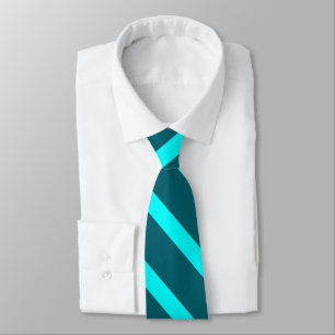 Aqua et Turquoise II University Cravate en bande