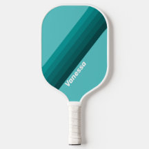 Aqua Fade Streifen mit Namen