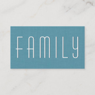 Aqua FAMILIY COUNSELOR Simple Style V39 Visitenkarte