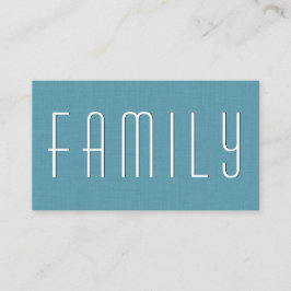 Aqua FAMILIY COUNSELOR Simple Style V39 Visitenkarte