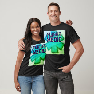 Aqua Flight Medic Lebenslauf T-Shirt