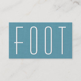 Aqua FOOT REFLEXOLOGY Simple Style V63D Visitenkarte