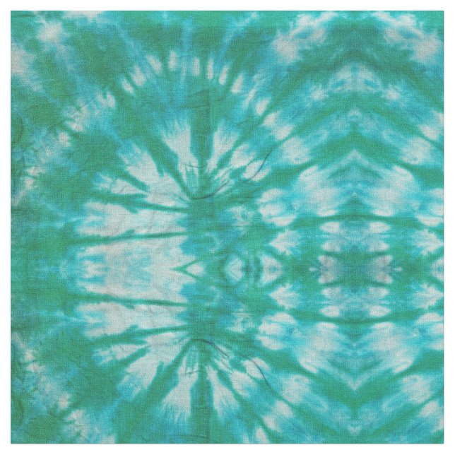 Aqua-gefärbte Krawatte Stoff (Nahaufnahme)