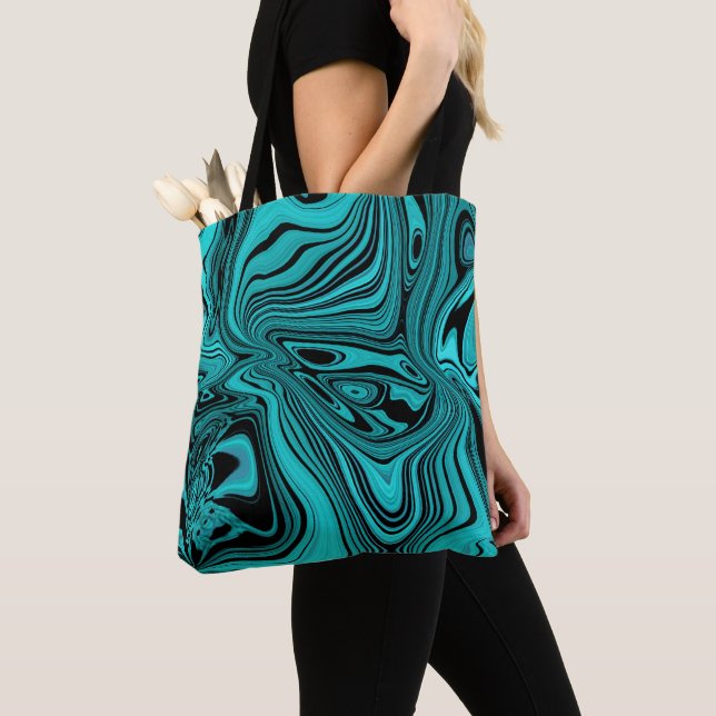 Aqua Glass Retro Tasche (Von Nahem)
