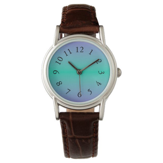 Aqua Glow Armbanduhr (Vorderseite)