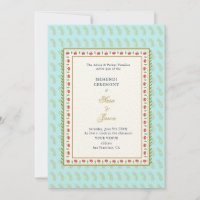 Aqua & Gold Indische Hochzeit Mehendi