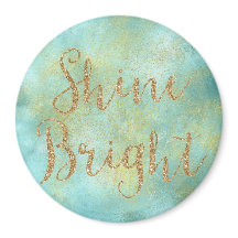 Aqua Gold Sparkle Glitzer Shine Bright