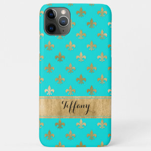 Aqua, Goldfleur-de-lis Case-Mate Case-Mate iPhone Hülle