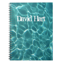 Aqua Green Swimming Pool Photo Notizblock